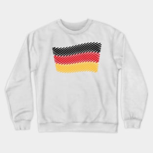 National Flag Of Germany (Scribble) Crewneck Sweatshirt